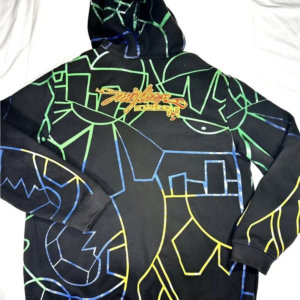 MISKEEN ORIGINALS ZIP HOODIE 2XLT EMBROIDERED GAMER SKATEBOARD-SEEN ON LIL ROMEO
